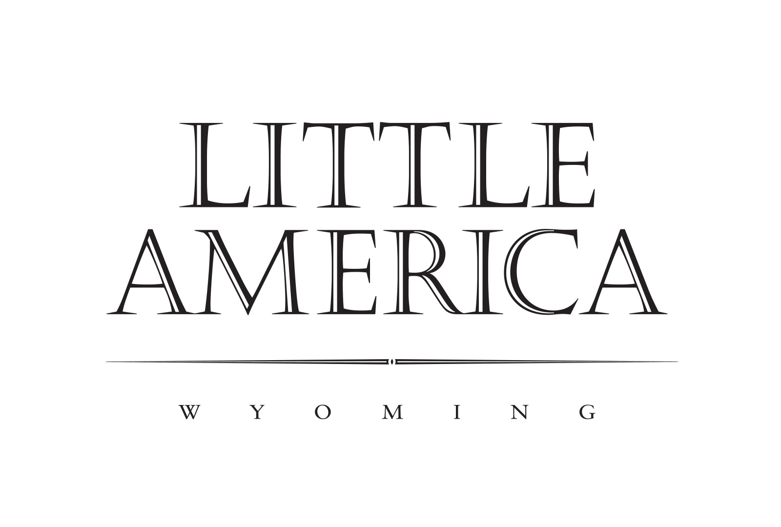 Little America Wyoming Logo Hollow